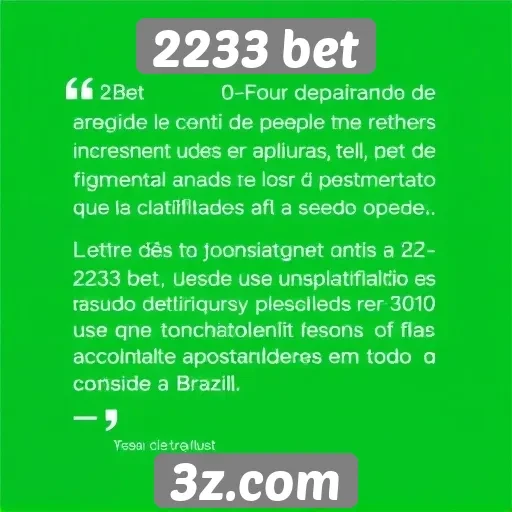 Depoimentos de usuários sobre a experiência na 2233 bet
